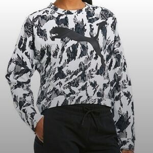 Puma Croped Crew Neck Sweater